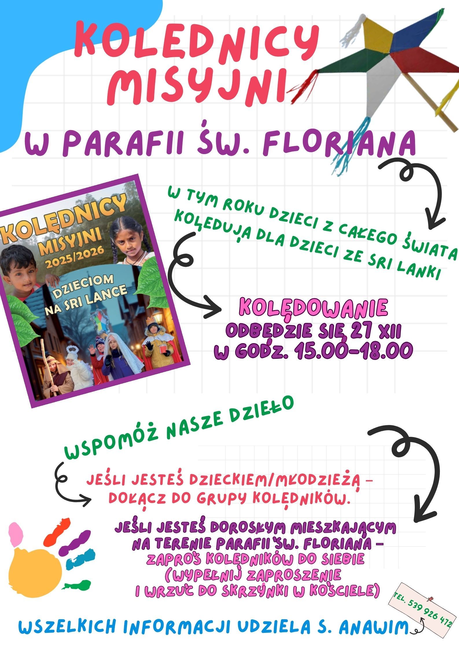 Kolędnicy misyjni w tym roku na rzecz dzieci ze Sri Lanki