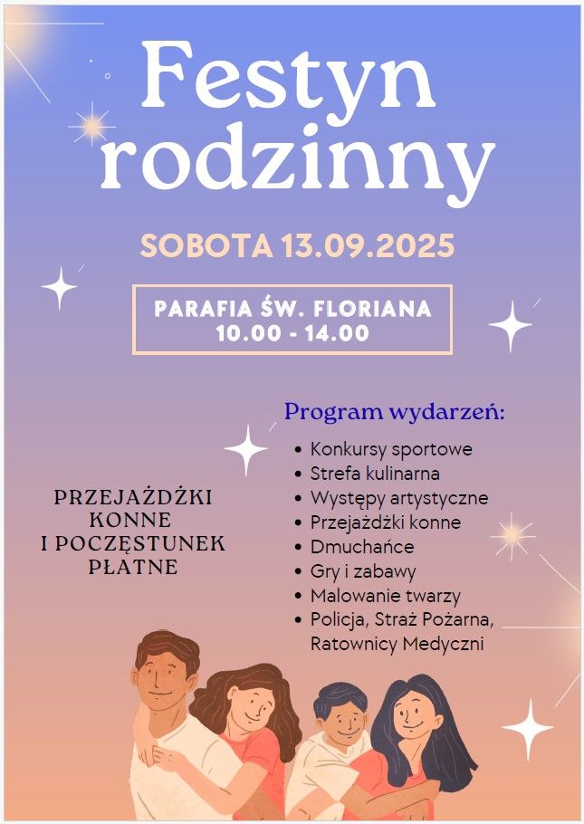 Zapraszamy na parafialny festyn!