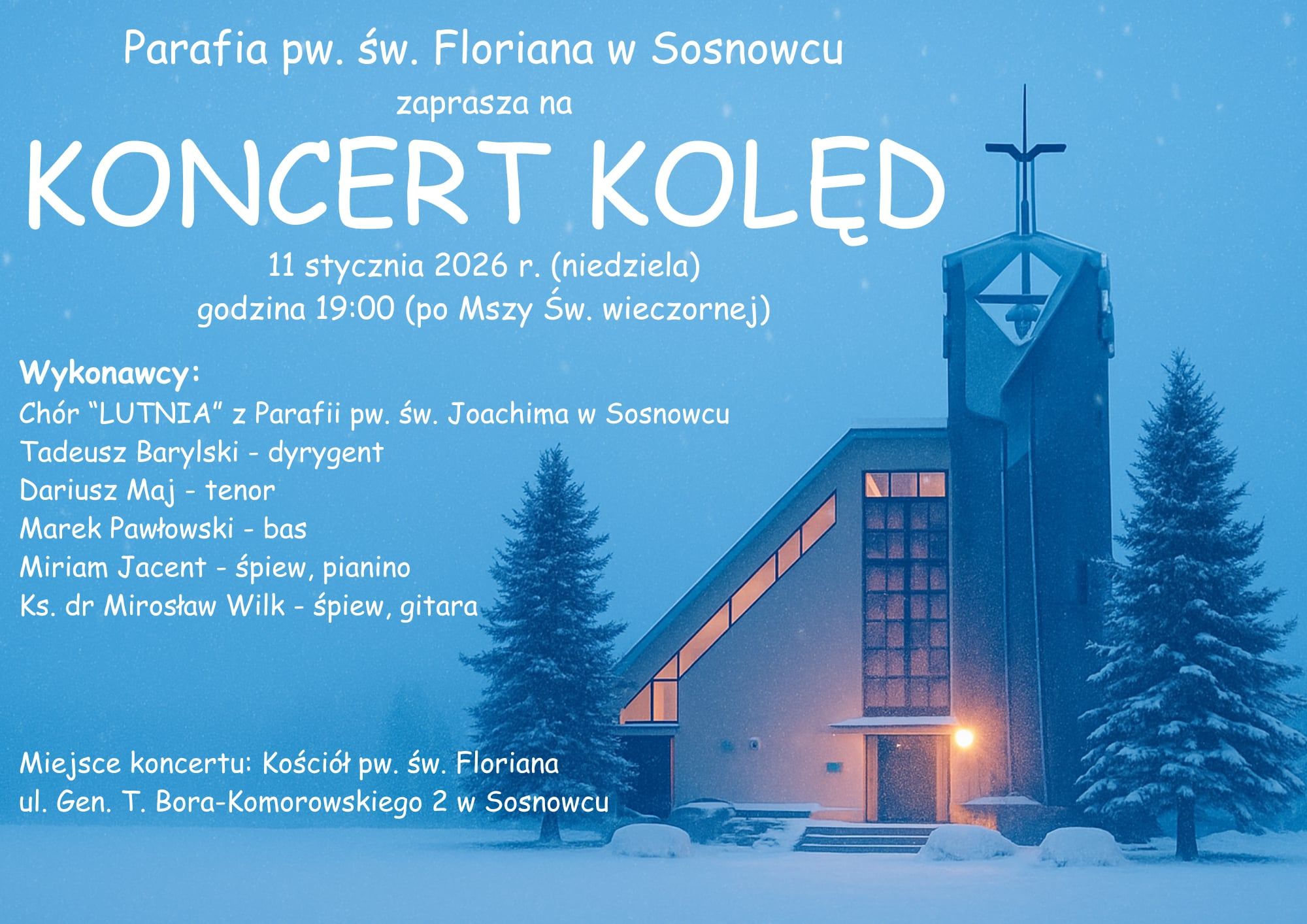 Zapraszamy na koncert kolęd