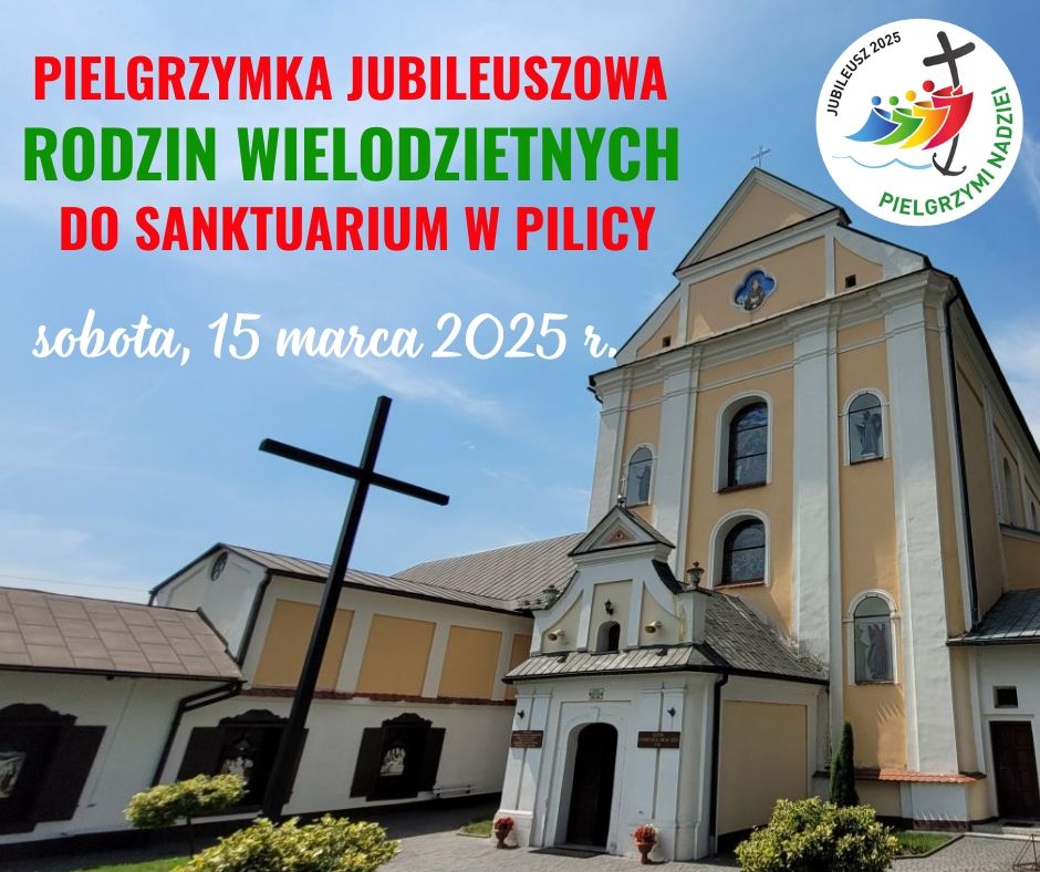 Zaproszenie na pielgrzymkę jubileuszową rodzin wielodzietnych