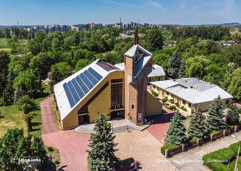 Kościół z lotu ptaka