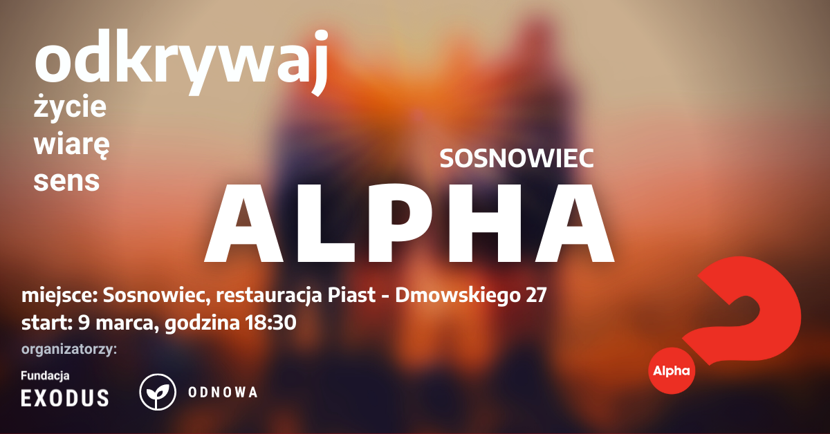 Zapraszamy na Kurs Alpha