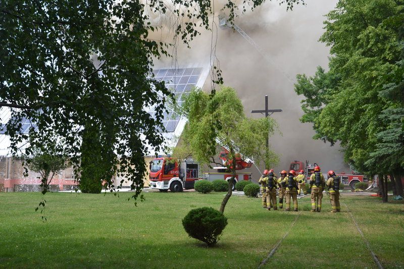 Pożar kościoła