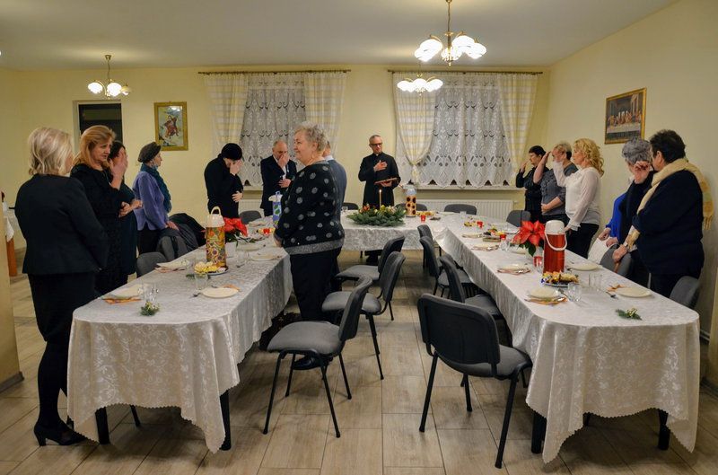 Wspólne spotkanie opłatkowe Straży Honorowej NSPJ i Akcji Katolickiej