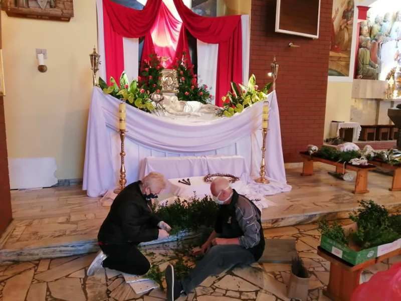Grób Pański już gotowy