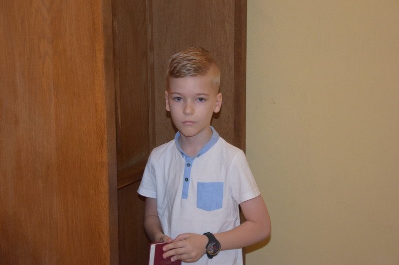 Pierwsza Komunia święta Mateusza