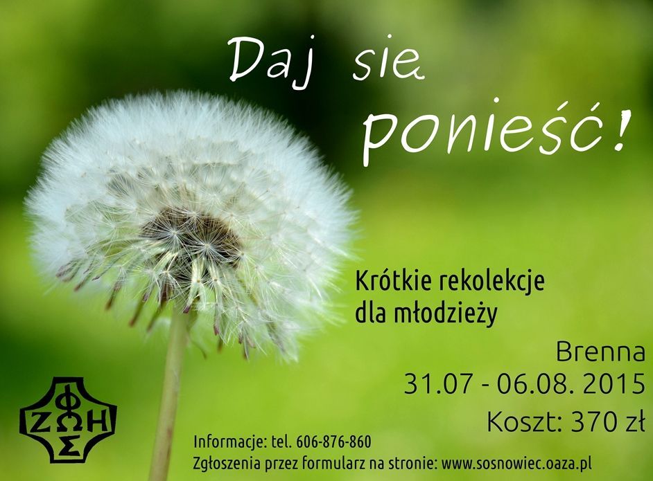 Zapraszamy na wakacyjny wyjazd z Oazą