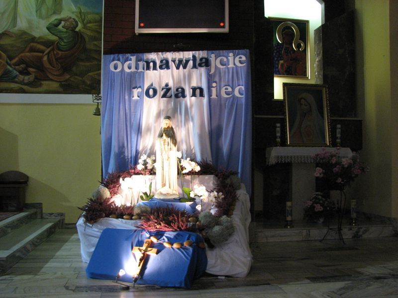 W wigilię święta Matki Bożej Różańcowej