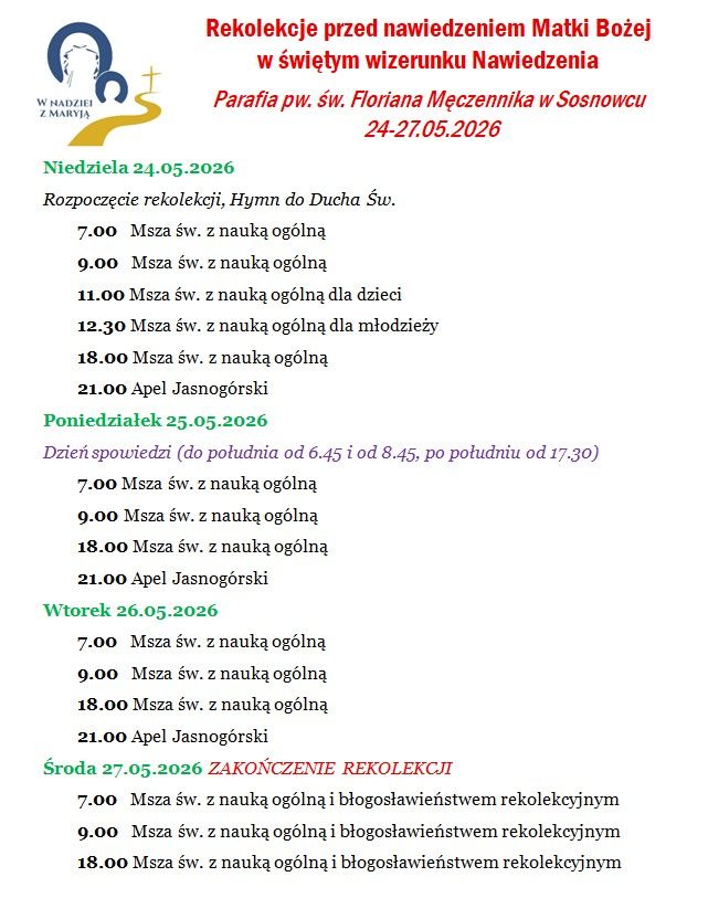 Program rekolekcji