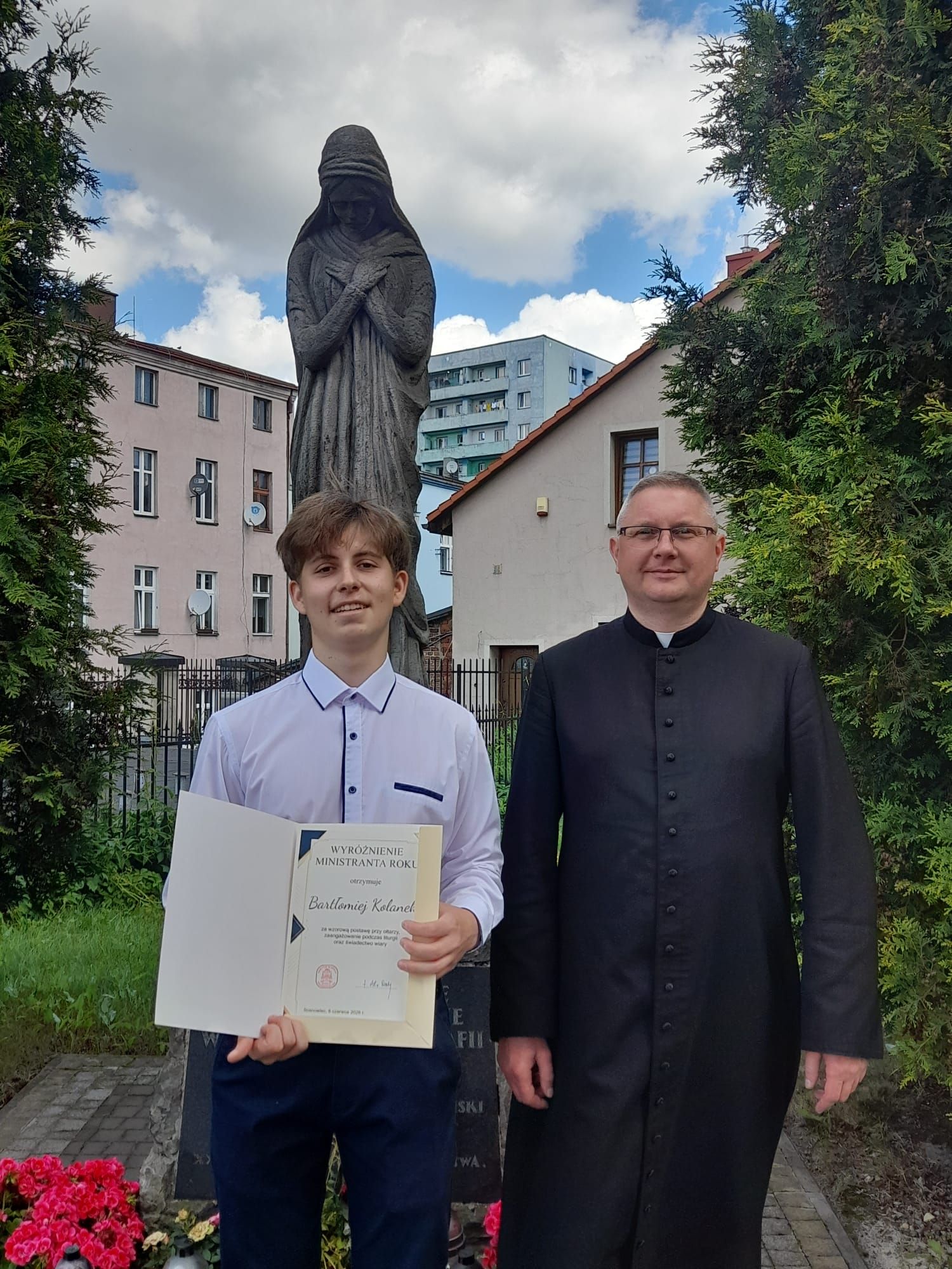 Bartłomiej Kolanek z wyróżnieniem ministranta roku