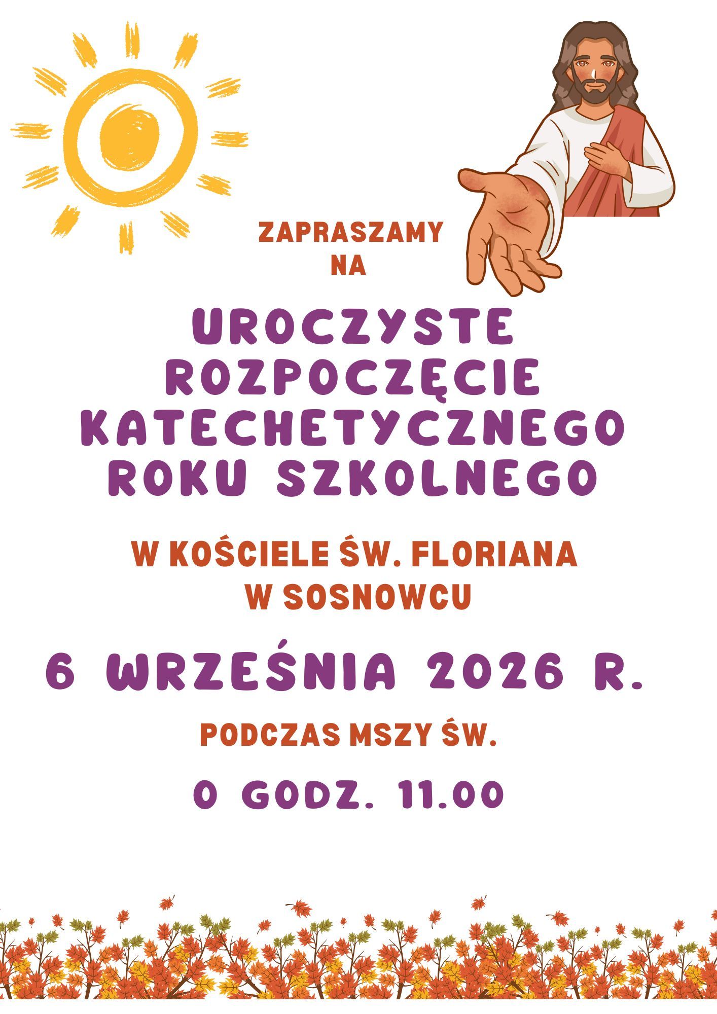 Wejdźmy z Bożym błogosławieństwem w nowy rok szkolny